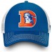 Men's Denver Broncos NFL Pro Line by Fanatics Branded Royal/White Vintage Core Trucker II Adjustable Snapback Hat 2998633
